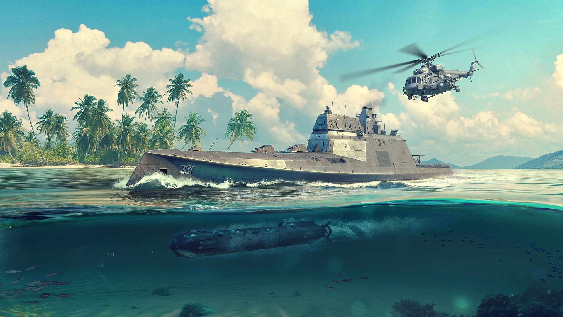 Modern Warships weapons