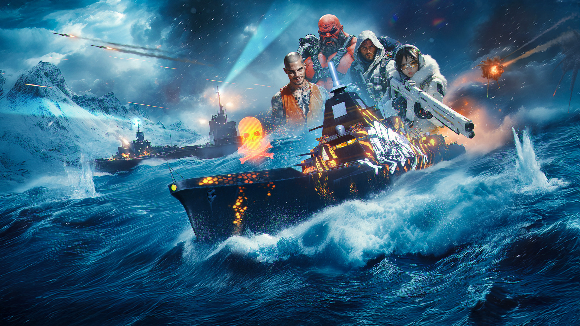 Naval combat formations Modern Warships